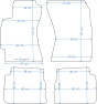 Diamond tekstiliniai kilimėliai Subaru Forester III (2009-2012)
