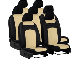 Leather Standard užvalkalai Volkswagen Touran I 7 Seats (2003-2010)