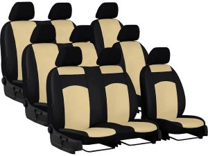 Leather Standard užvalkalai Opel Vivaro A 9 Seats (2001-2014)