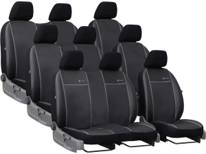 Exclusive ECO Leather užvalkalai Ford Transit Custom VII 9 Seats (2013→)