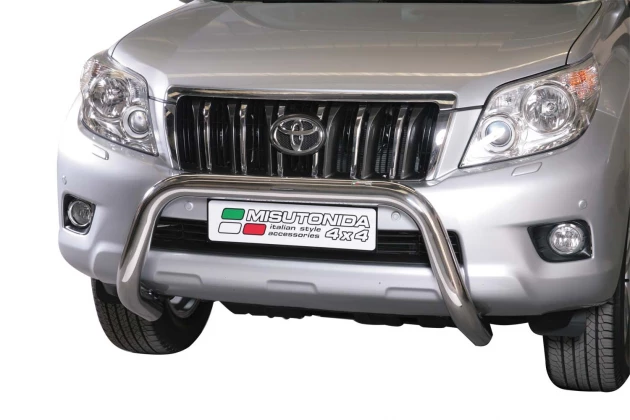 Priekiniai lankai Toyota Land Cruiser Prado J150 suitable with camera and can be fitted with park sensors if using the supplied parksensors covers (2009-2013)