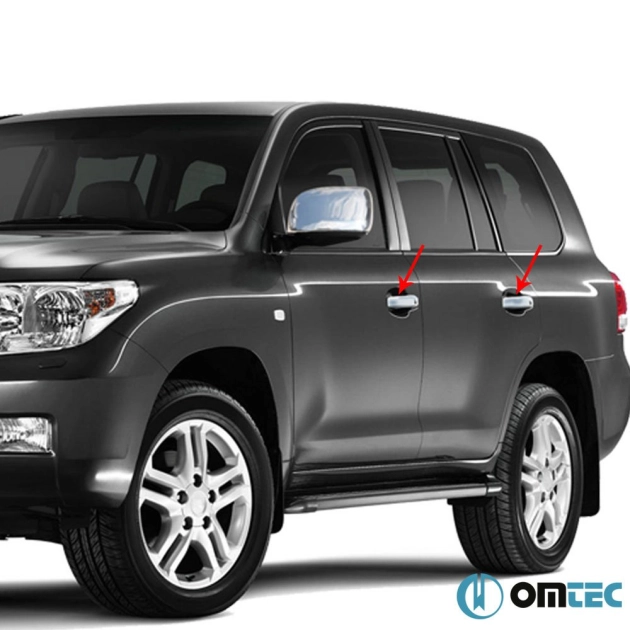 Automobilių rankenėlių apdailos Toyota Land Cruiser J200 (2007-2021) Automobilių rankenėlių apdailos Toyota Land Cruiser J200 (2007-2021)