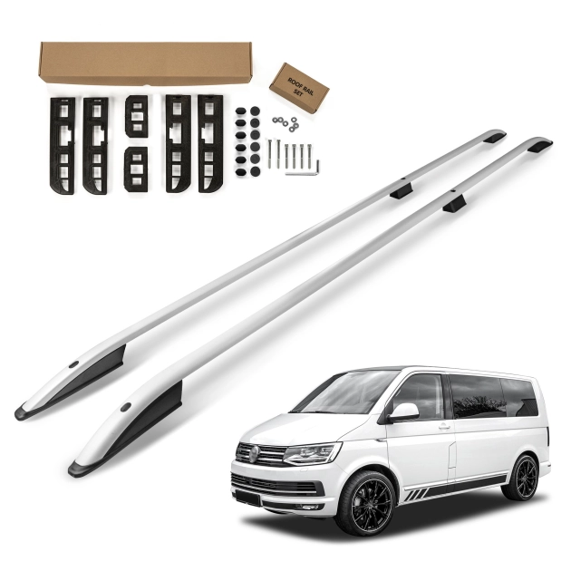 Automobilių relingai Volkswagen Multivan T6 (2016-2021) Automobilių relingai Volkswagen Multivan T6 (2016-2021)