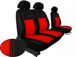 Universalūs sėdynių užvalkalai 2+1 EXCLUSIVE (Alcantara / Eco Leather)